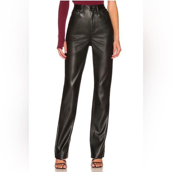 AFRM Heston Faux Leather Pants - Picture 1 of 5
